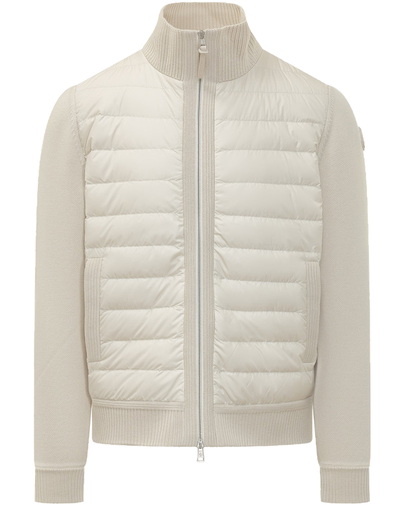 Оригінальна Tricot Cardigan With Padded Front Panel Moncler