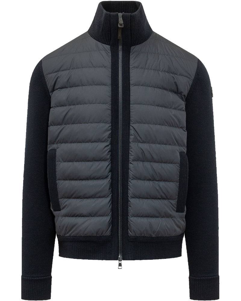 Оригінальна Tricot Cardigan With Padded Front Panel Moncler