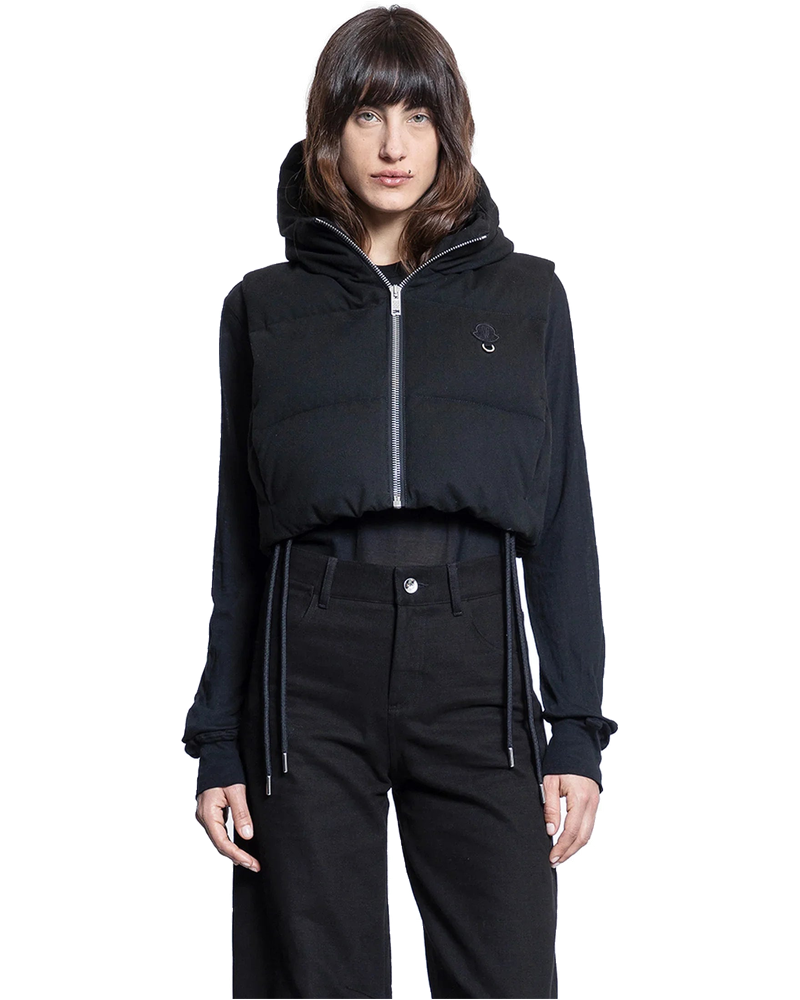 Alexia Cropped Hooded Down Vest Moncler оригінал – Купити в Україні