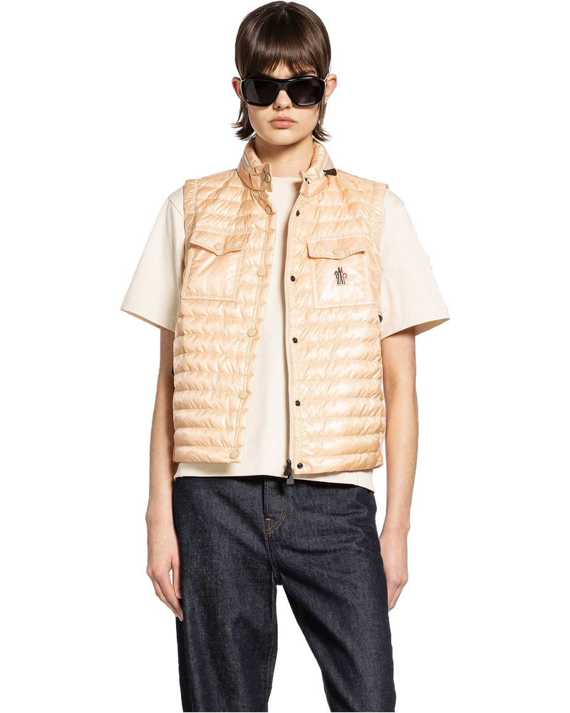 Gumiane Hooded Down Gilet Moncler – Гарантія оригінальності