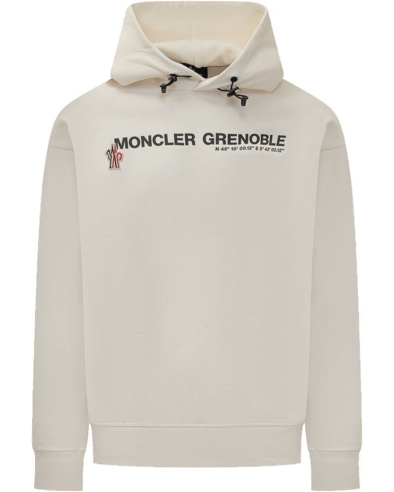 Оригінальна White Hoodie For Men Moncler
