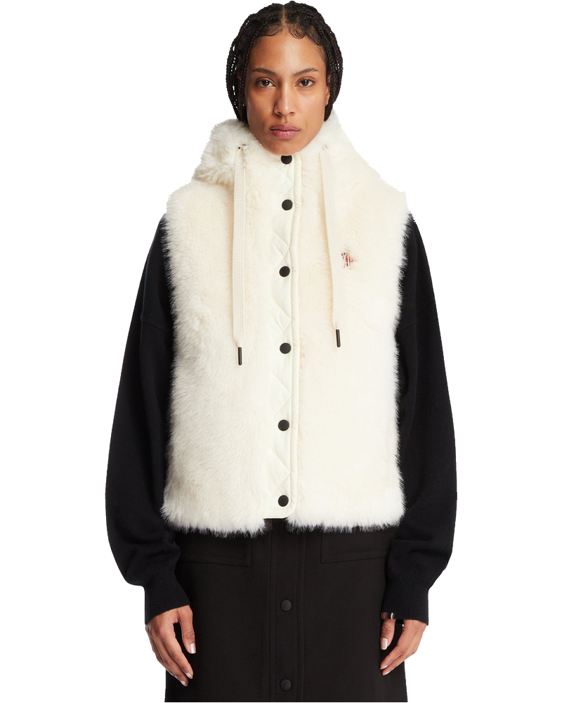 White Arve Padded Vest Moncler оригінал – Купити в Україні