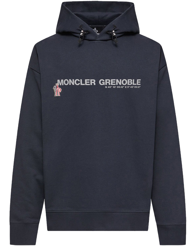 Logoed Cotton Hoodie Moncler – Гарантія оригінальності