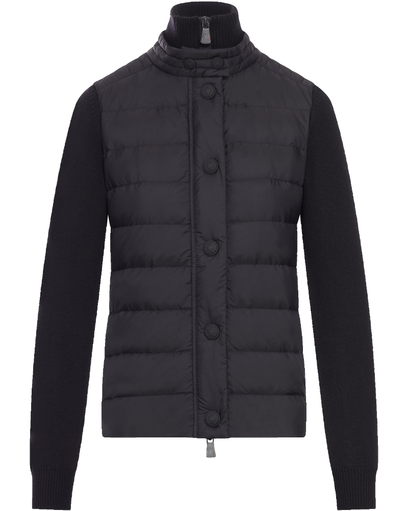 Wool Padded Cardigan With Zip Moncler оригінал – Купити в Україні