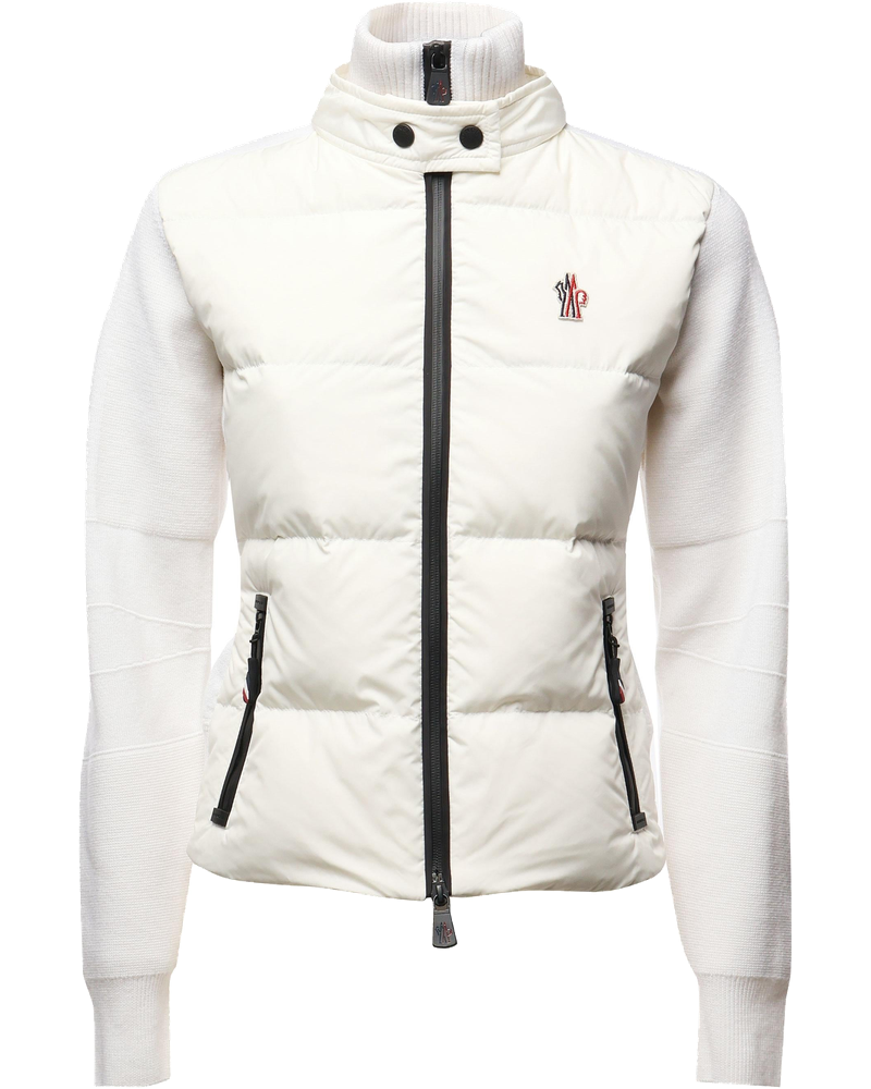 Cardigan Imbottito In Lana Con Zip Moncler оригінал – Купити в Україні