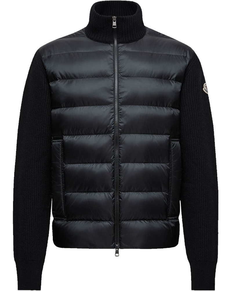 Оригінальна Wool And Cashmere Padded Cardigan With Zip Moncler
