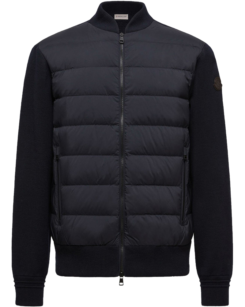 Wool Padded Cardigan With Zip Moncler оригінал – Купити в Україні
