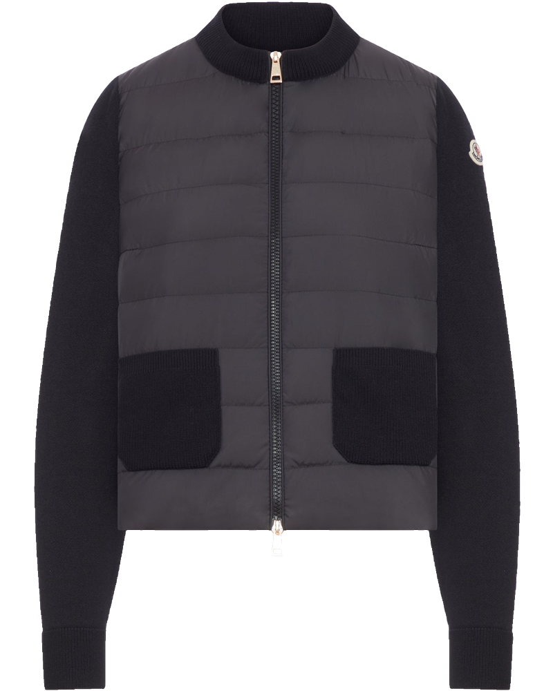 Wool Padded Cardigan With Zip Moncler оригінал – Купити в Україні