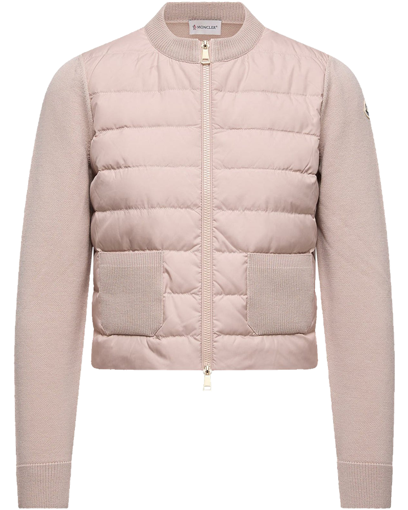 Wool Padded Cardigan With Zip Moncler оригінал – Купити в Україні