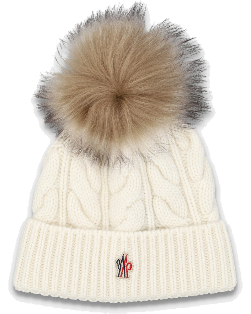 Оригінальна Wool And Cashmere Beanie With Pom Pom Moncler Grenoble Moncler