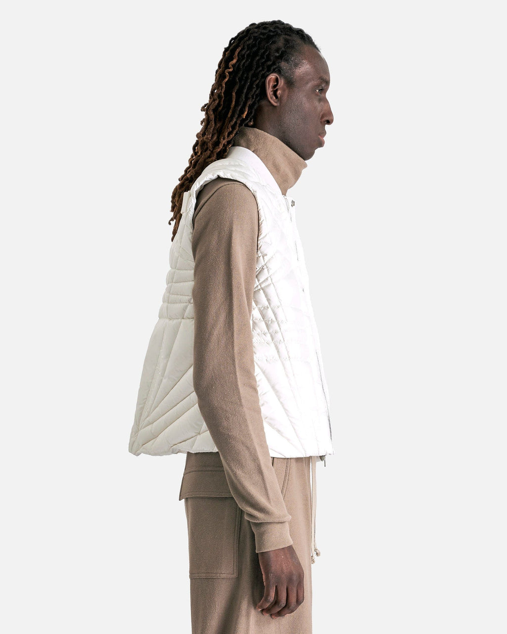Moncler Megapenta Flight Vest In Milk Rick owens оригінал – Купити в Україні – вид ззаду