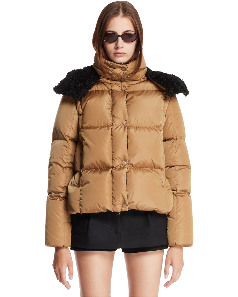 Оригінальна Brown Castelnou Short Puffer Jacket Moncler