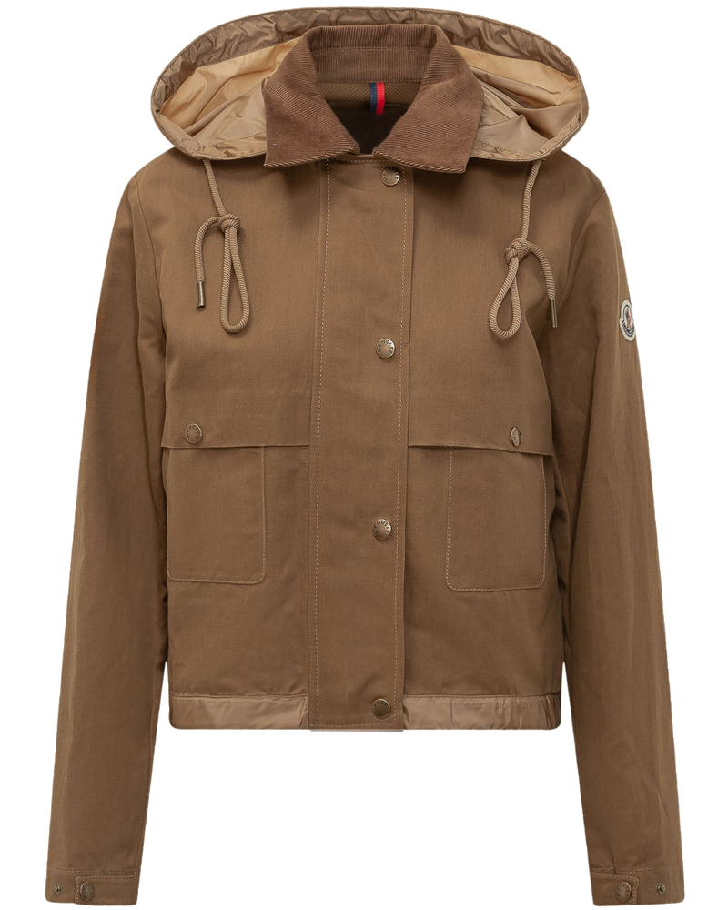 Оригінальна Hooded Jacket With Patch Pockets Moncler