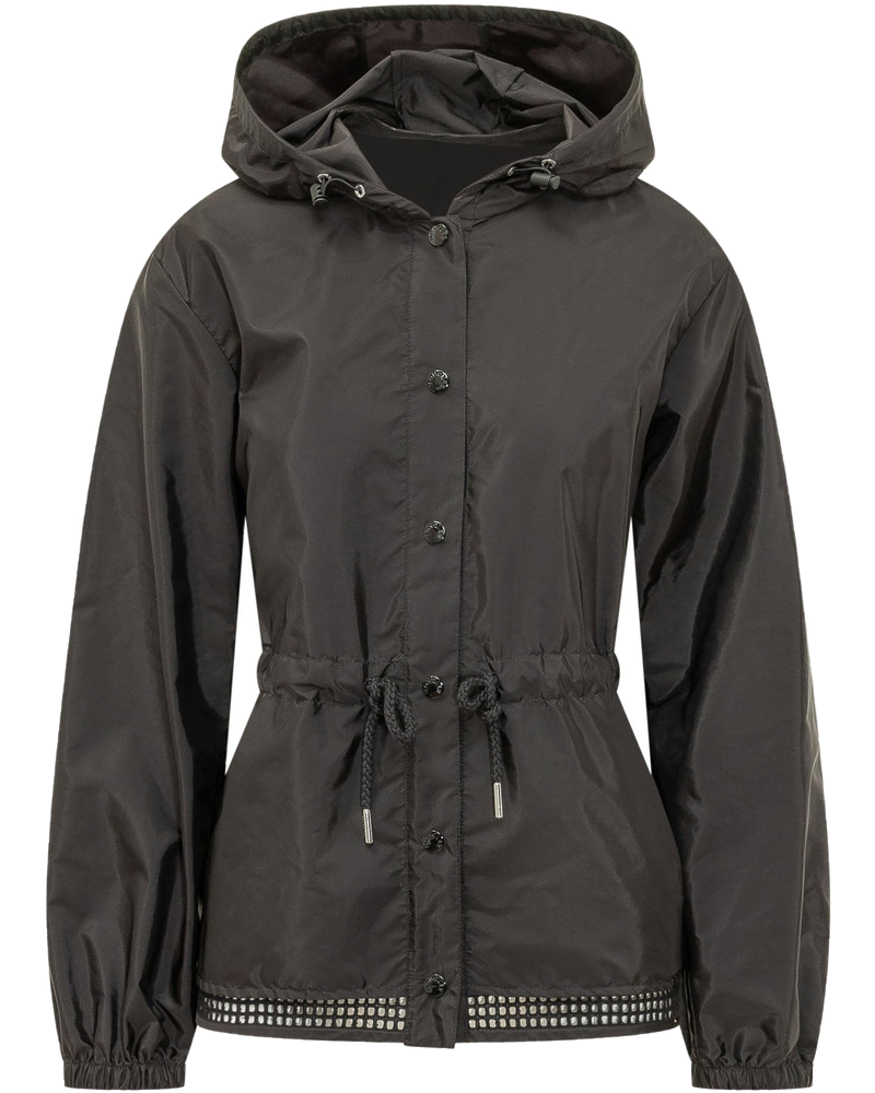 Оригінальна Hooded Jacket With Drawstring Waist Moncler