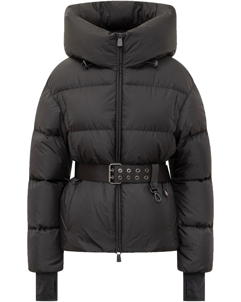 Black Down Jacket With Belt Moncler оригінал – Купити в Україні