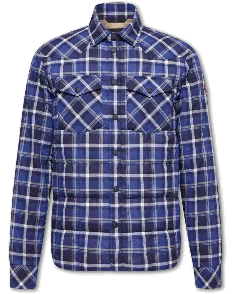 Quilted Plaid Overshirt Moncler – Гарантія оригінальності