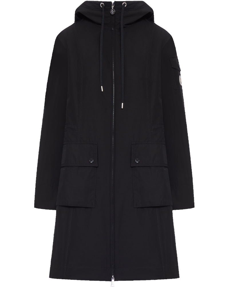 Оригінальна Long Parka With Hood In Technical Fabric Moncler