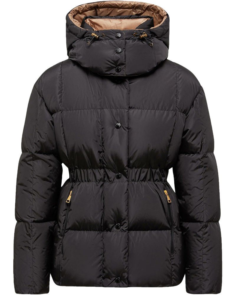 Оригінальна Short Down Jacket With Hood And Checked Quilting Agneux Moncler
