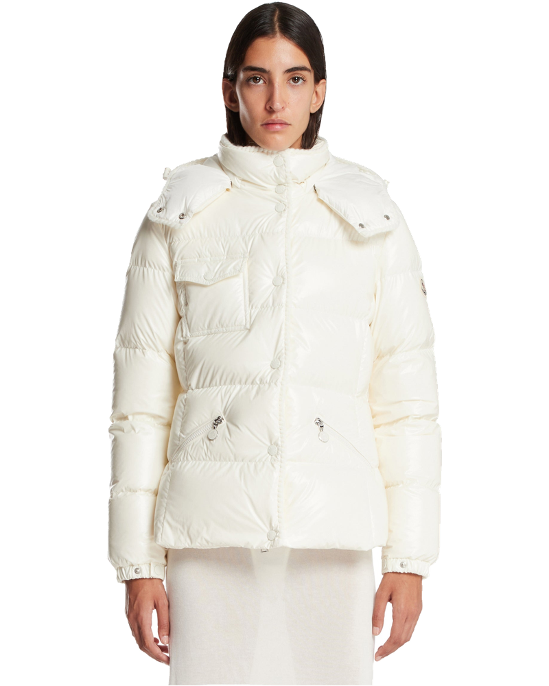 White Glareins Short Down Jacket Moncler – Гарантія оригінальності