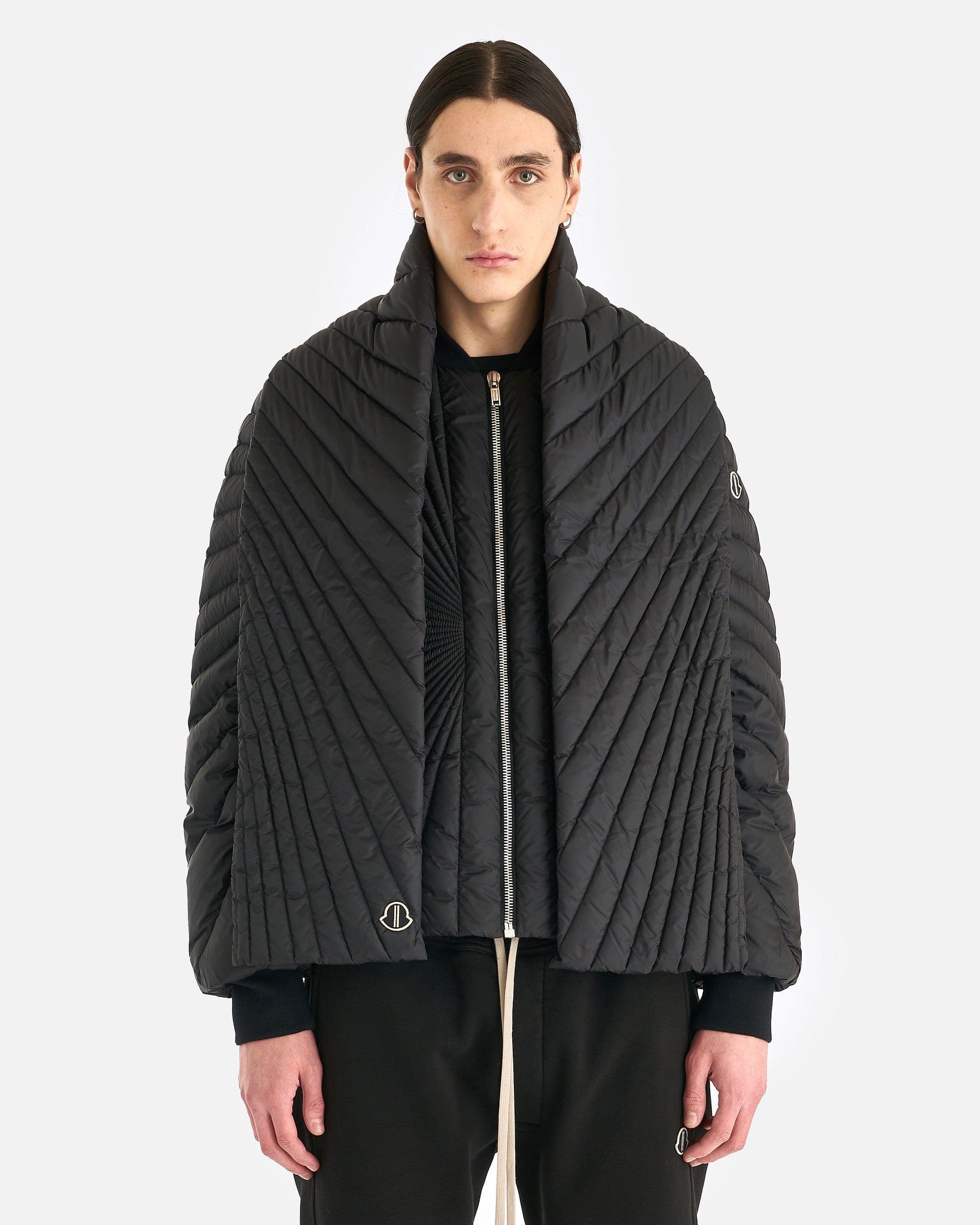Оригінальна Moncler Radiance Scarf In Black Rick owens – збільшений вид