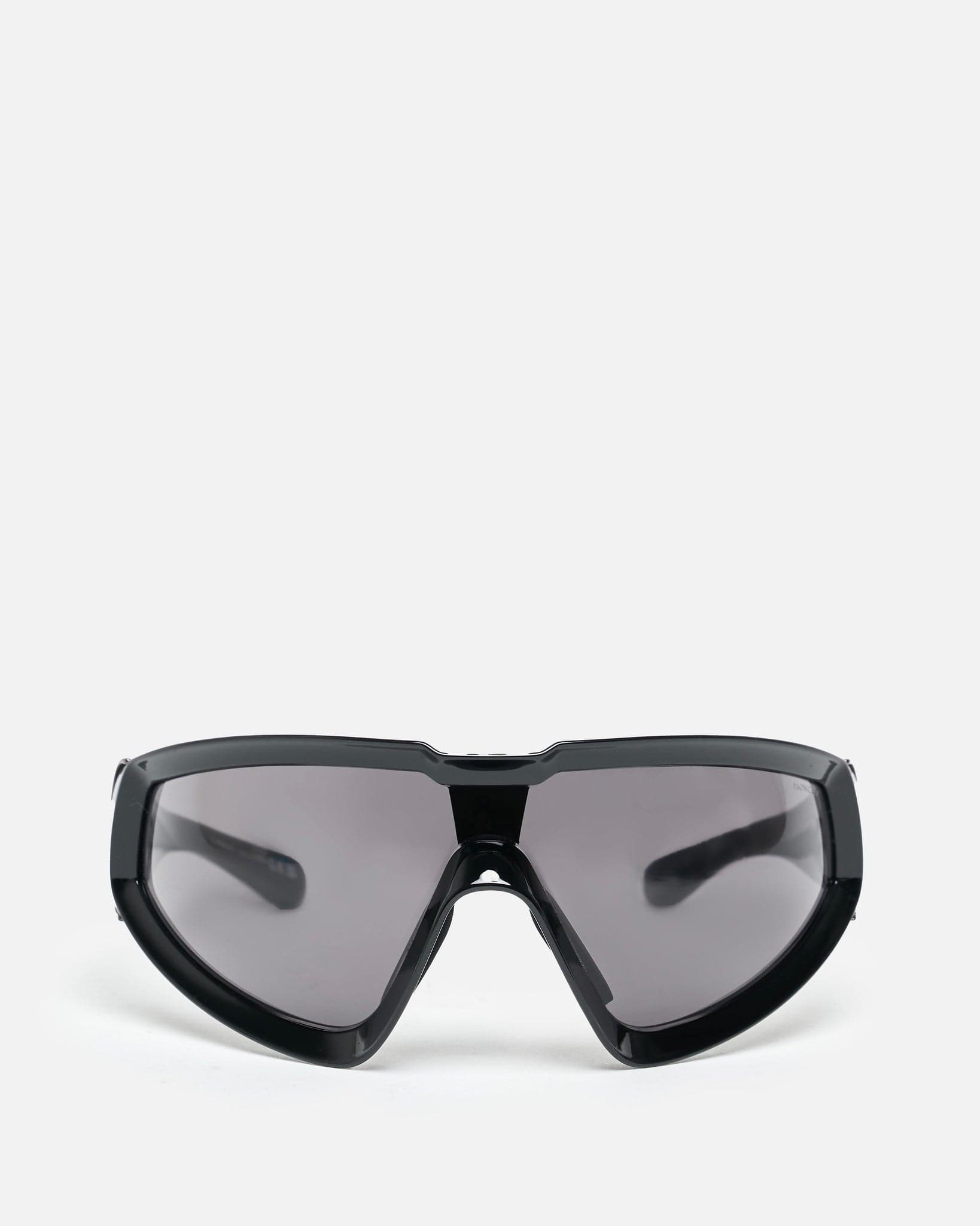 Moncler Sunglasses Shiny Wrapid In Black Rick owens – Гарантія оригінальності – боковий вид