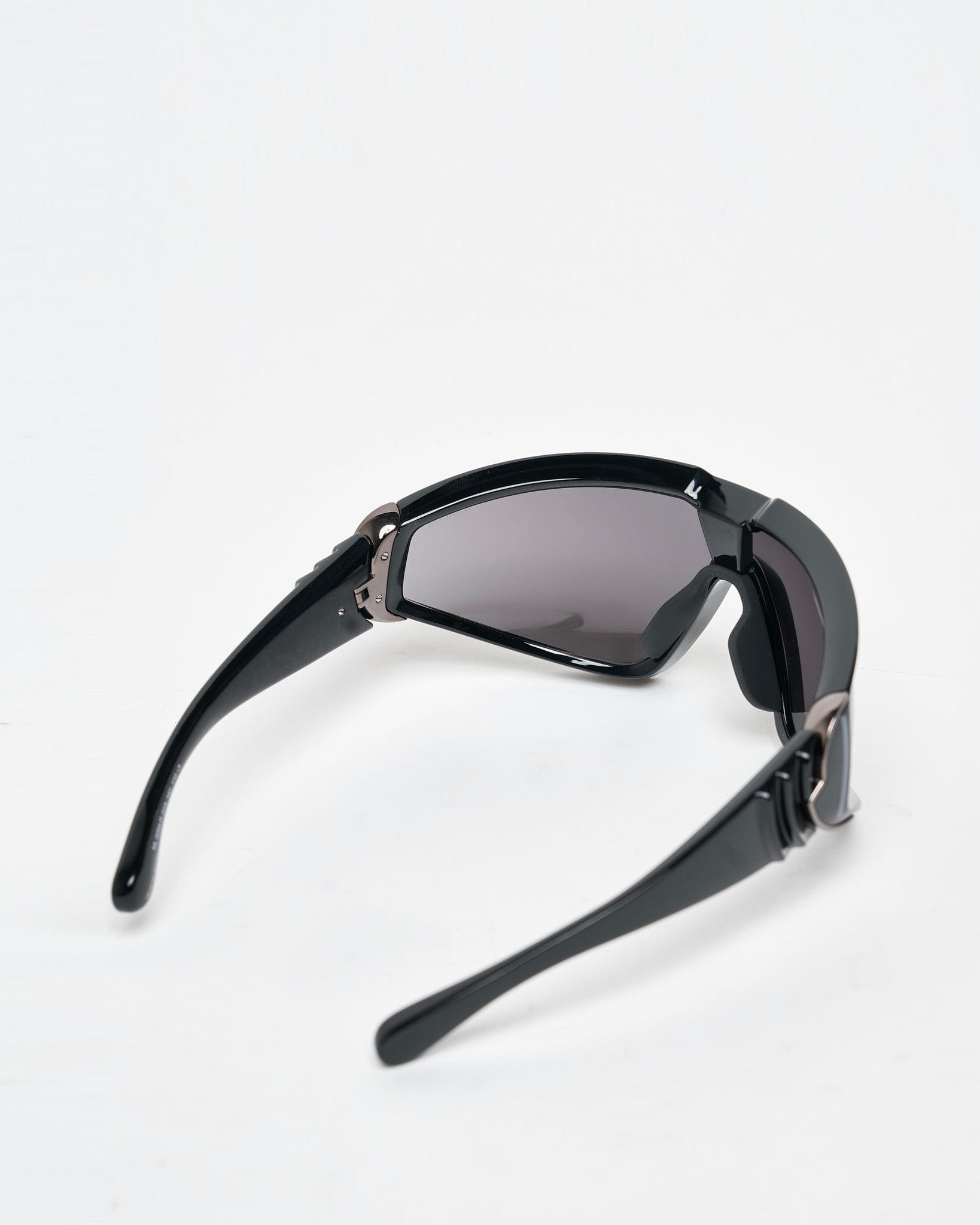 Moncler Sunglasses Shiny Wrapid In Black Rick owens – Гарантія оригінальності – детальний вид