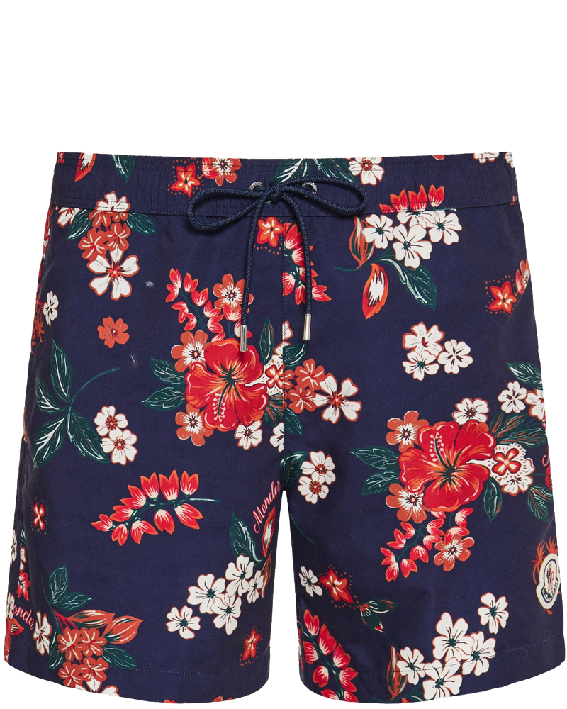Floral Print Swim Shorts Moncler – Гарантія оригінальності