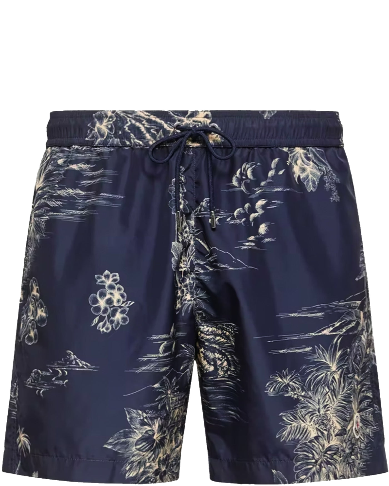 Floral Print Swim Shorts Moncler – Гарантія оригінальності