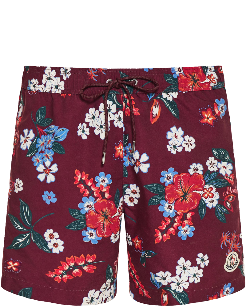 Floral Print Swim Shorts Moncler – Гарантія оригінальності