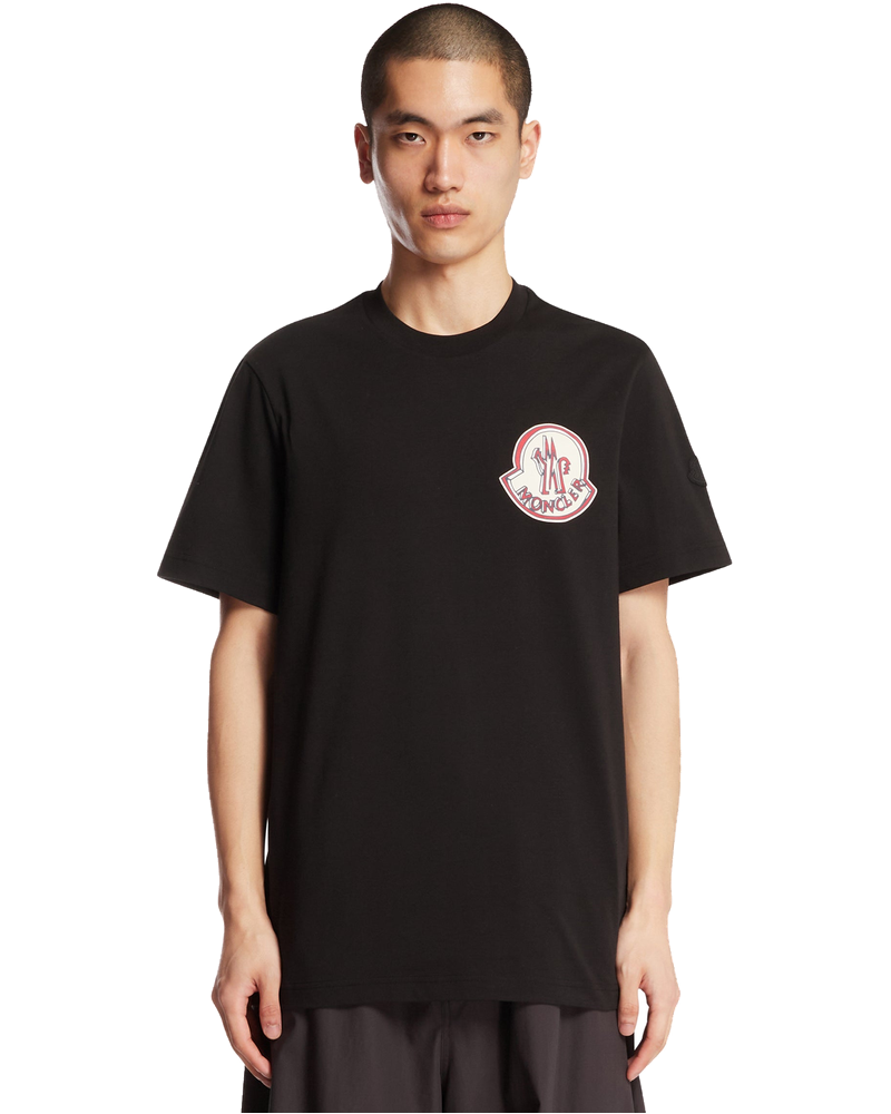 Black Logo T-Shirt Moncler – Гарантія оригінальності