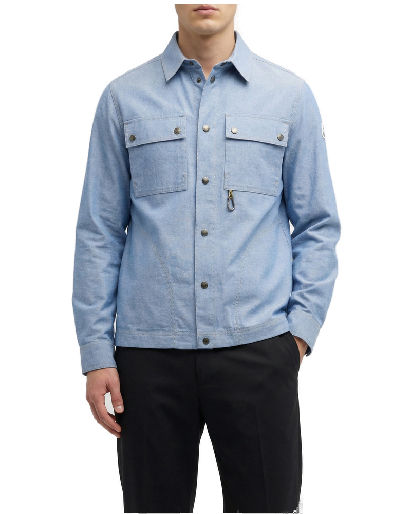 Chambray Long Sleeve Shirt Moncler – Гарантія оригінальності