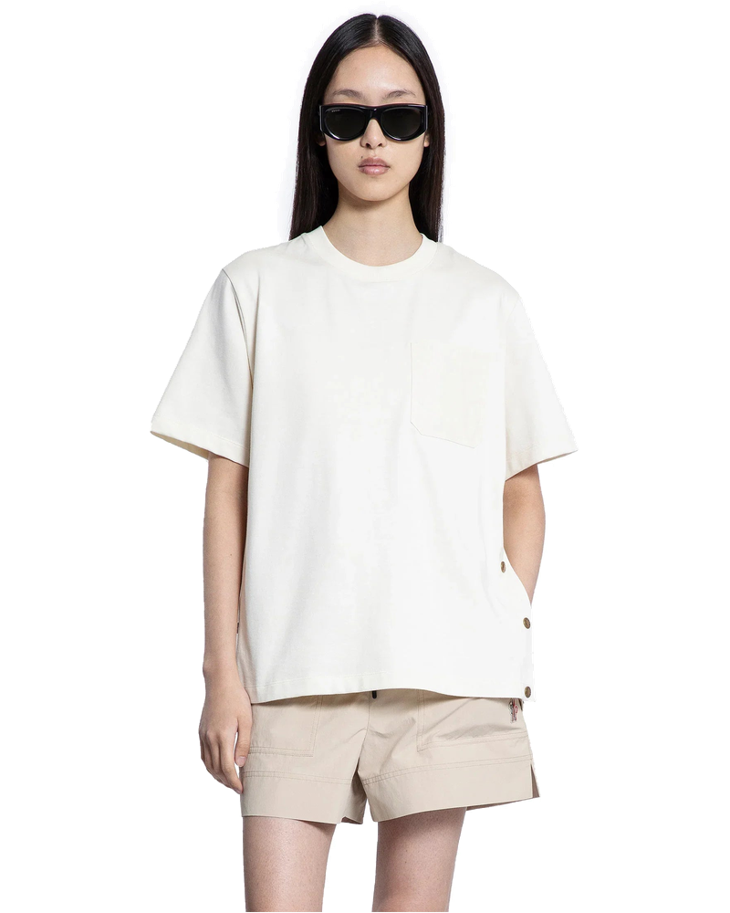 Оригінальна Cotton T-Shirt With Pocket Moncler
