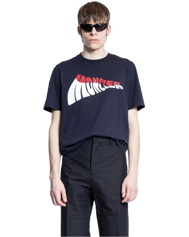 Man Blue T Shirts & Tank Tops Moncler оригінал – Купити в Україні