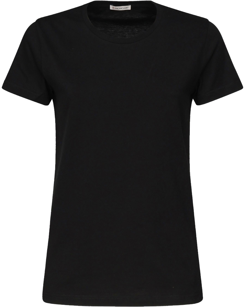 T-Shirt In Jersey DI Cotone Con Patch Logato Moncler оригінал – Купити в Україні