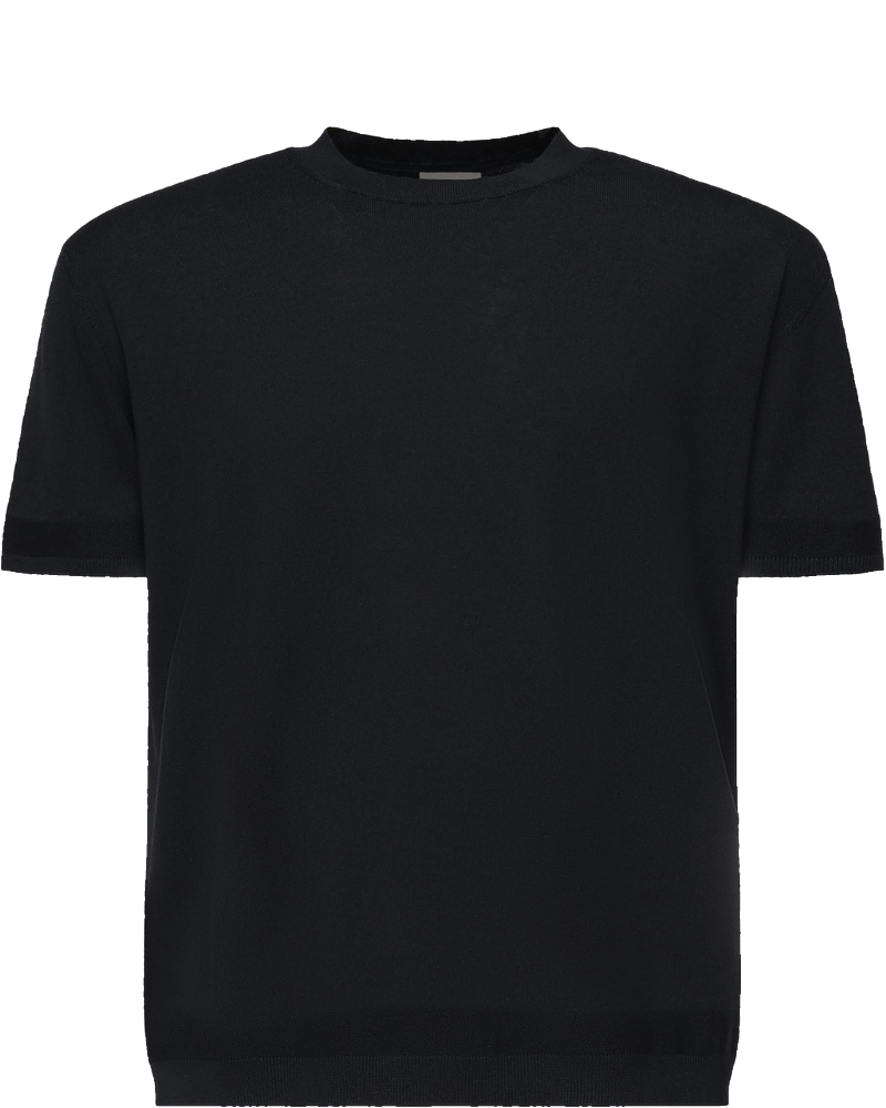 T-Shirt In Maglia DI Cotone E Seta Moncler – Гарантія оригінальності
