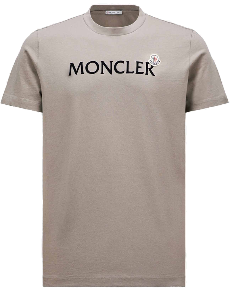 Cotton T-Shirt Logo Moncler оригінал – Купити в Україні