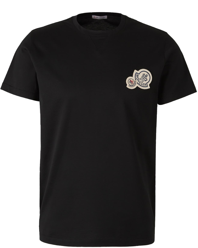 Cotton T-Shirt Logo Moncler оригінал – Купити в Україні
