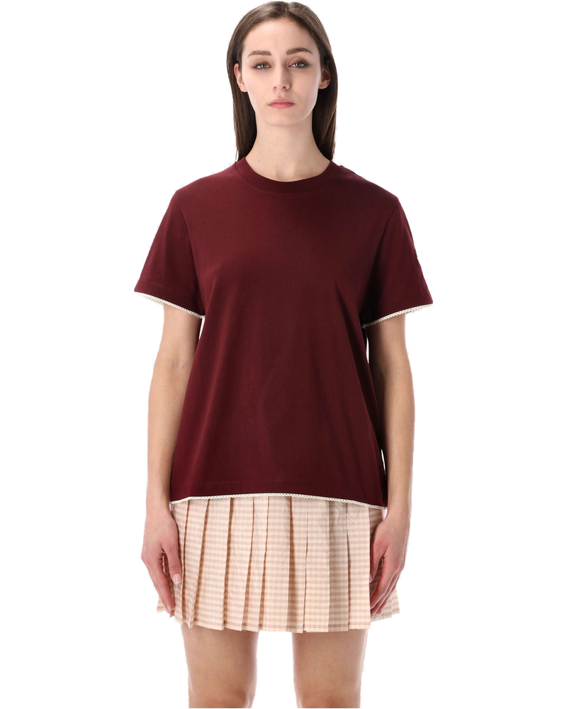 Оригінальна Cotton Logo T Shirt Moncler