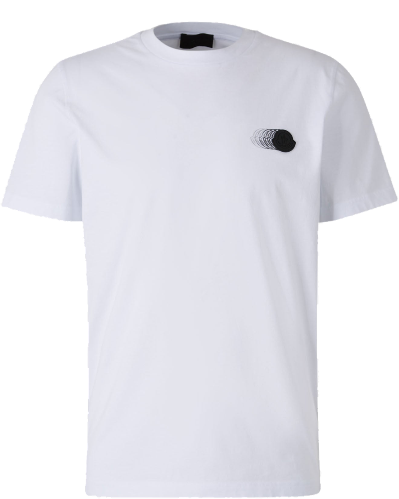 Cotton T-Shirt Logo Moncler оригінал – Купити в Україні