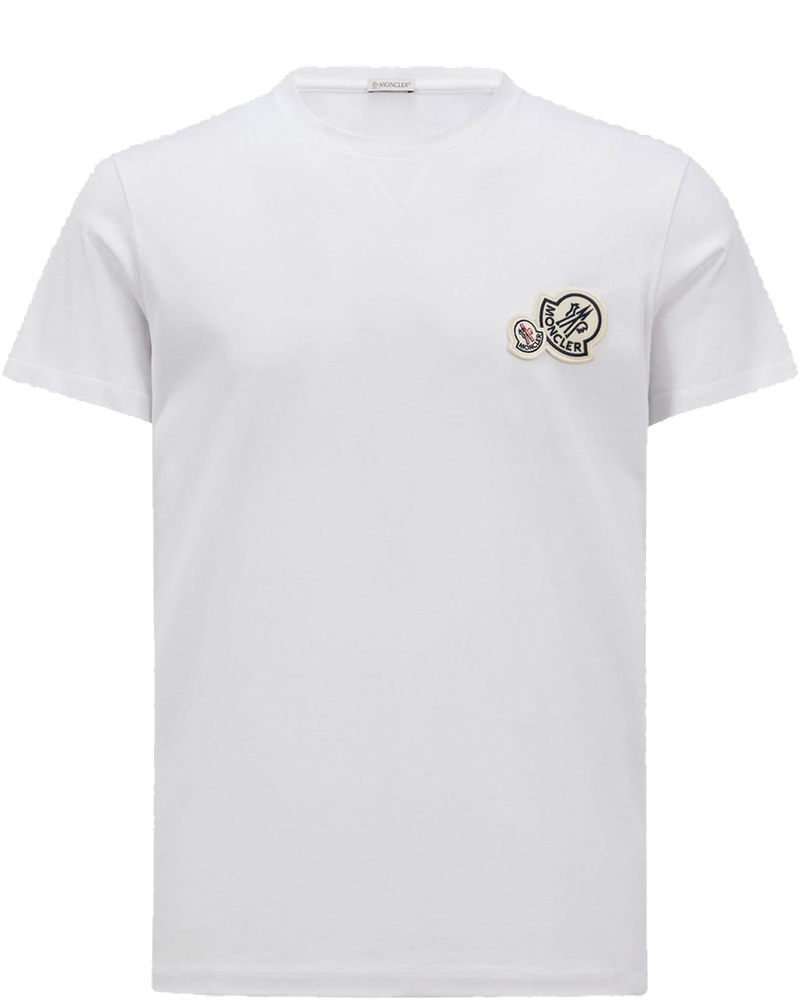 Cotton T-Shirt Logo Moncler оригінал – Купити в Україні