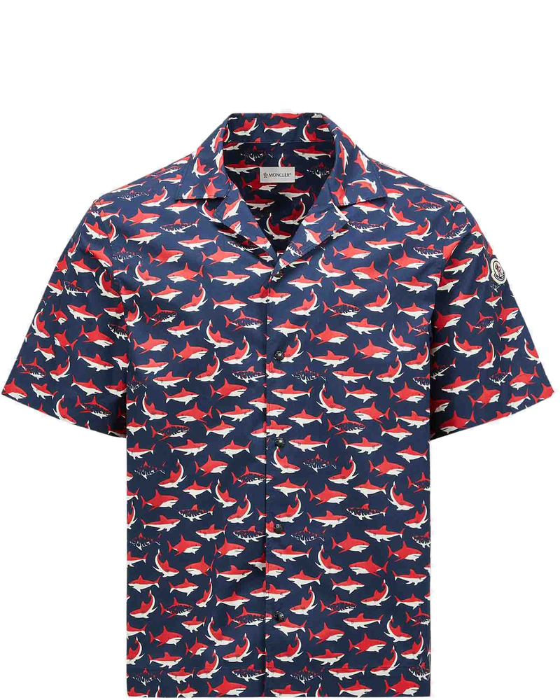 Оригінальна Cotton Printed Shirt Moncler