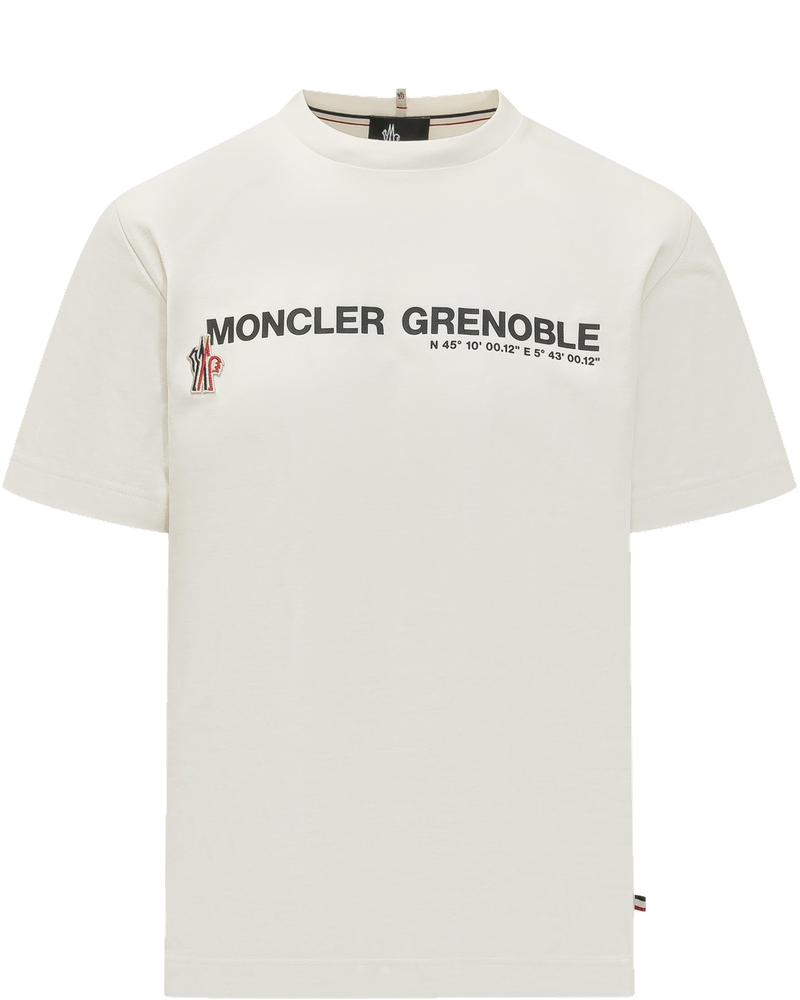Оригінальна Short Sleeve T-Shirt With Front Print Moncler