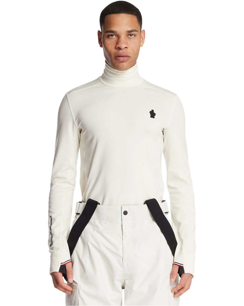 Оригінальна White Polartec Turtleneck Moncler