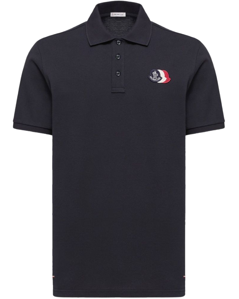 Оригінальна Logo-Patch Polo Shirt Moncler