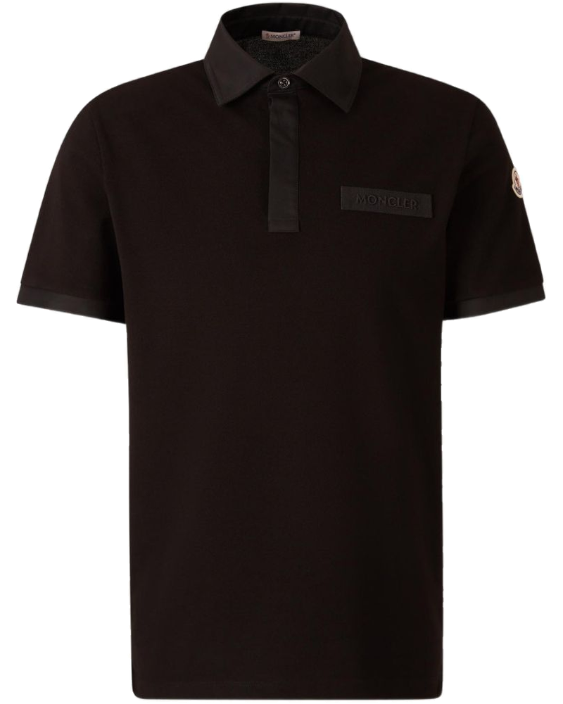 Оригінальна Logo-Stitched Short-Sleeve Polo Shirt Moncler