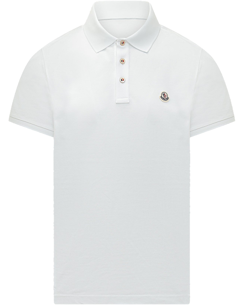 Short Sleeve Polo Shirt With Embroidered Logo Moncler оригінал – Купити в Україні