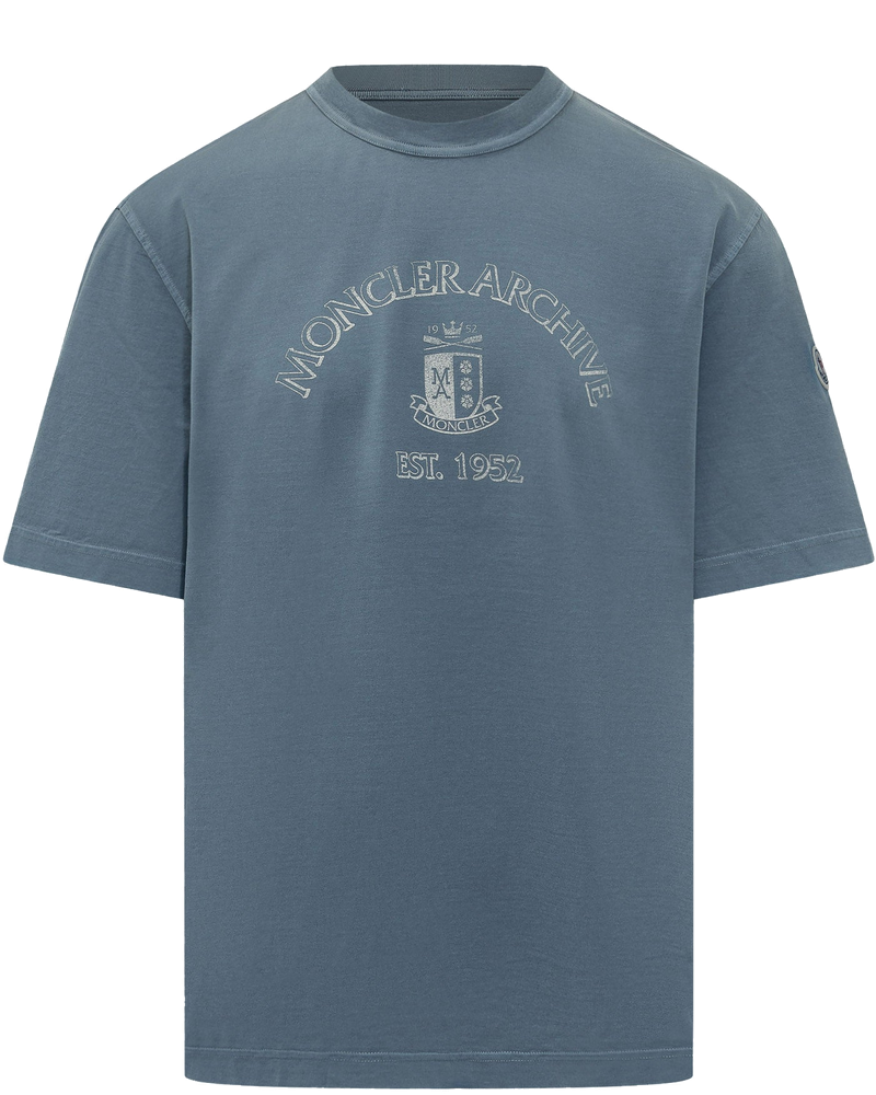 Short-Sleeve Cotton T-Shirt With Logo Moncler оригінал – Купити в Україні