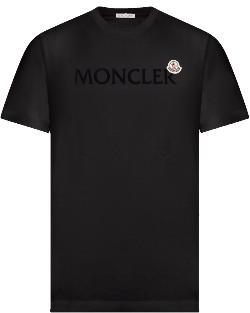 Cotton Flocked Logo T-Shirt Moncler – Гарантія оригінальності