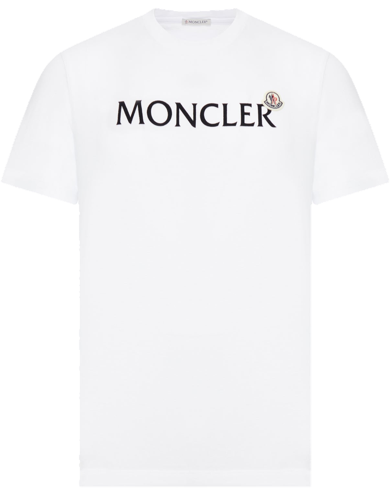 Cotton Flocked Logo T-Shirt Moncler – Гарантія оригінальності