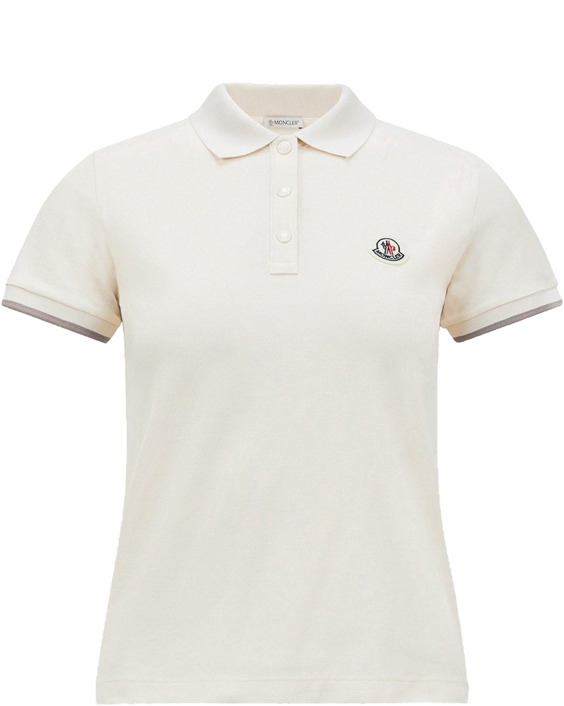 Cotton Piquet Polo Shirt With Logo Moncler – Гарантія оригінальності